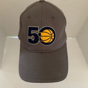 Indianapolis NBA Pacers 50years adult baseball hat